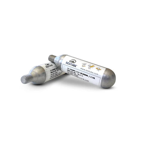 RESTUBE CO₂-Kartusche 16g – Ersatz für Wassersport, Outdoor & Reiseabenteuer