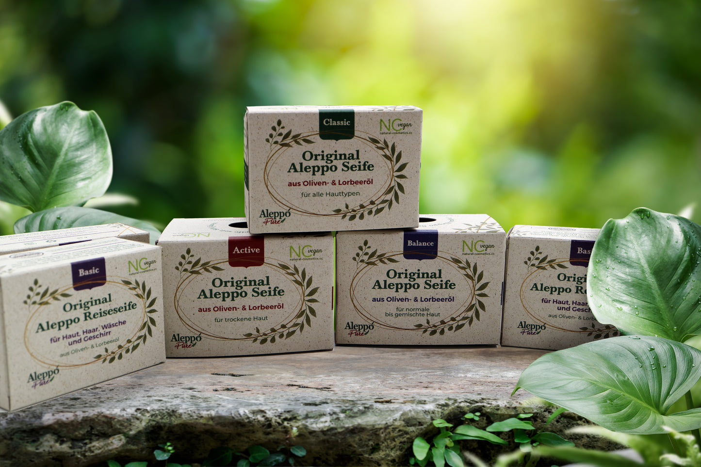 Aleppo Reiseseife – Feste Naturseife für Reise, Haar & Haushalt