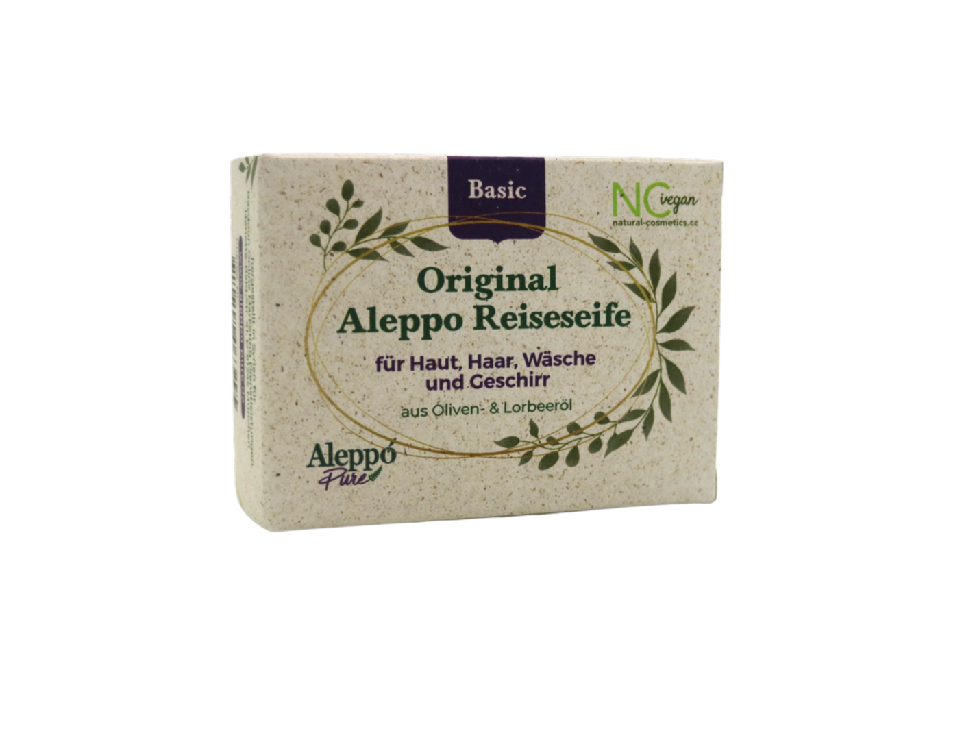 Aleppo Reiseseife – Feste Naturseife für Reise, Haar & Haushalt