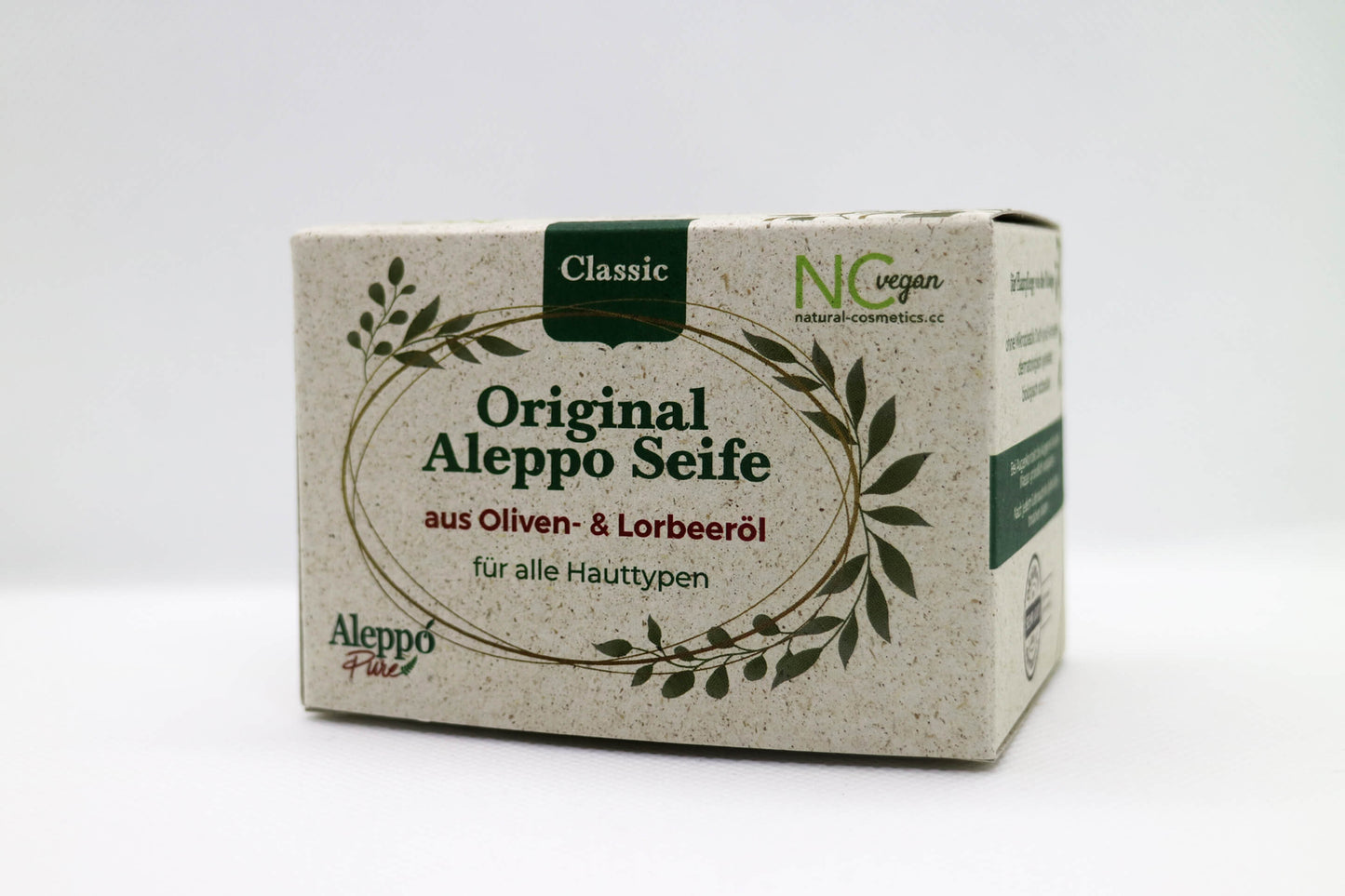 Aleppo Seife Classic – Naturseife für Haut, Haar & Haushalt