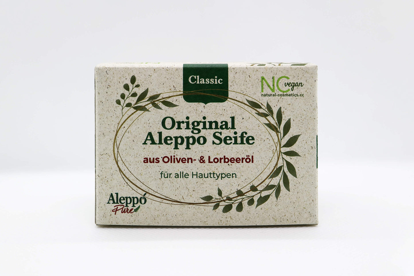 Aleppo Seife Classic – Naturseife für Haut, Haar & Haushalt