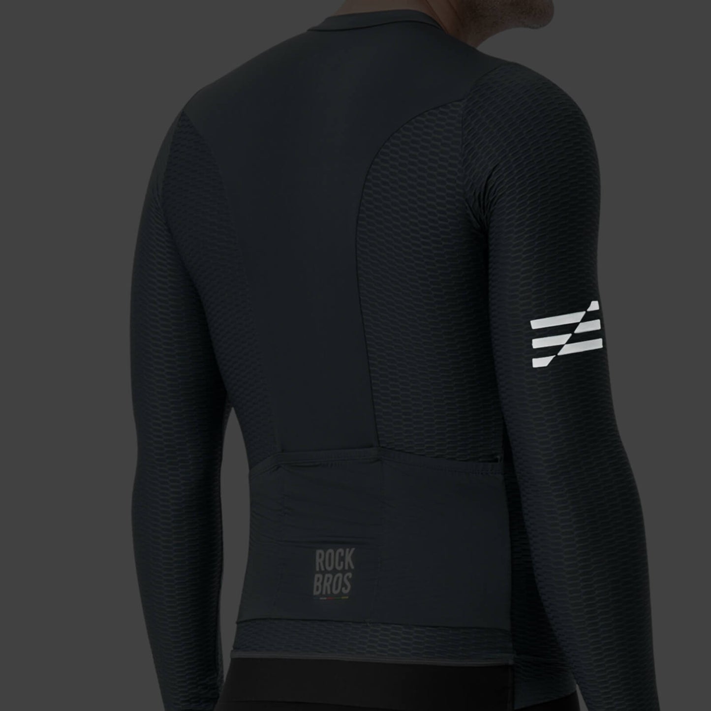 ROAD TO SKY Herren Langarm-Radtrikot Jersey für MTB & Rennrad