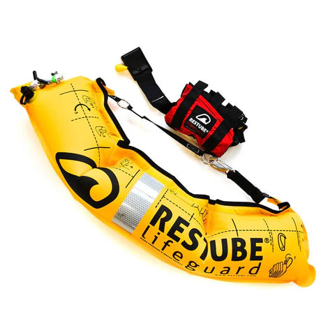 Restube Lifeguard – Profi-Rettungsboje für Wasserrettung (75N, manuell aufblasbar)