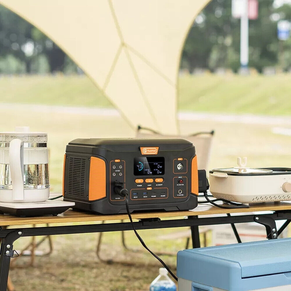 Power Station 2000 W Max. FlashFish Solar 252000mAh Portable Outdoor Camping Emergency Power