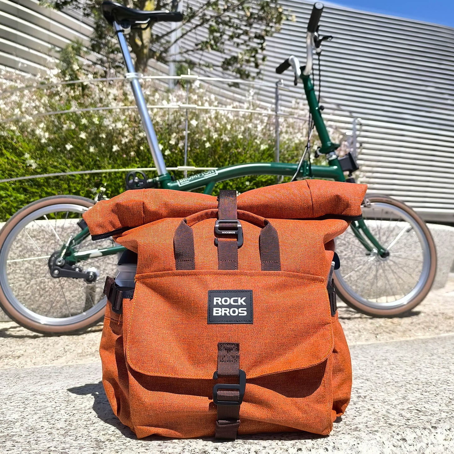 Fahrradtasche Lenkertasche für Brompton 15L+1,8L