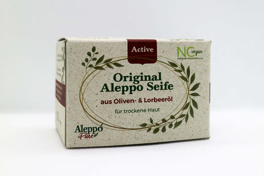 Aleppo Seife mit 35 % Lorbeeröl – Intensive Naturpflege bei trockener Haut