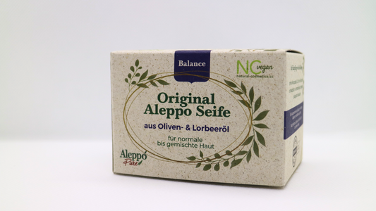 Aleppo Seife Balance 20 % Lorbeeröl – Naturseife für empfindliche Haut