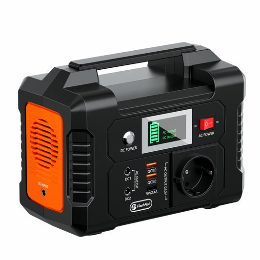 Flashfish E200 Powerstation – Tragbare 151Wh Power Station für Camping & Outdoor