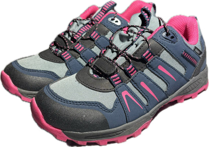 McKinley Sonnberg II AQX Jr. | Wasserdichter Kinder-Wanderschuh in Pink/Blau