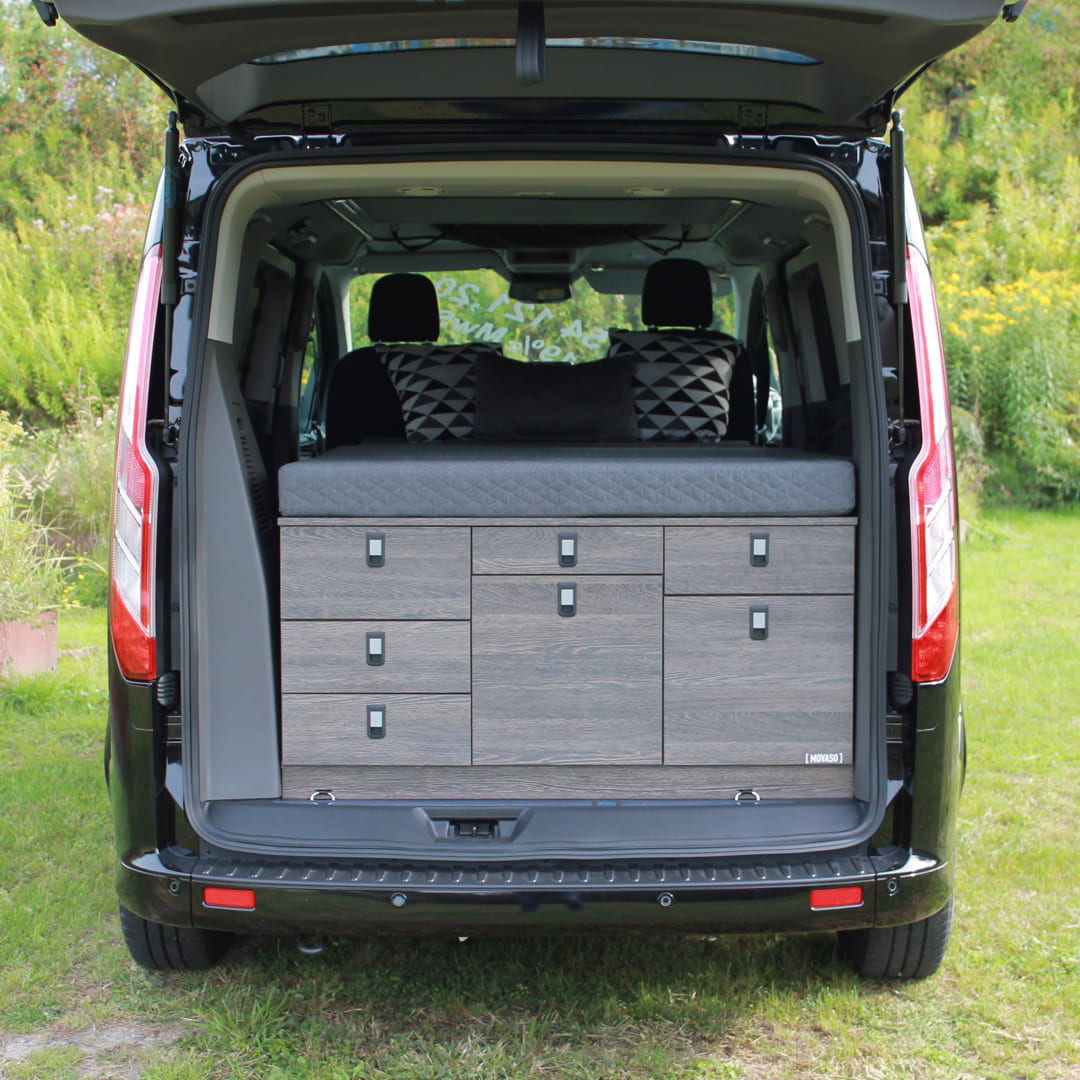 Camper Komplettsystem – Maßgeschneiderte Campingbox & Bett für VW, Mercedes & Ford
