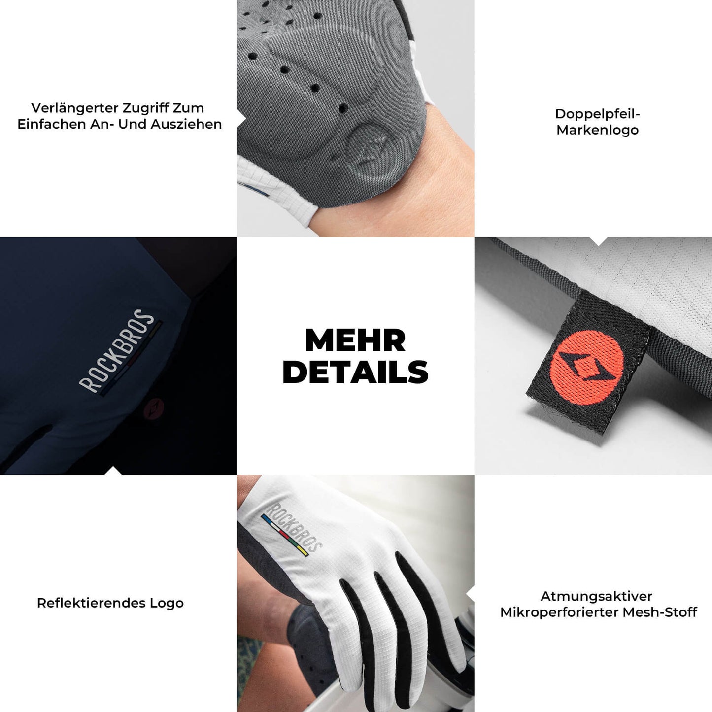 ROAD TO SKY Elastic Interface® Fahrradhandschuhe