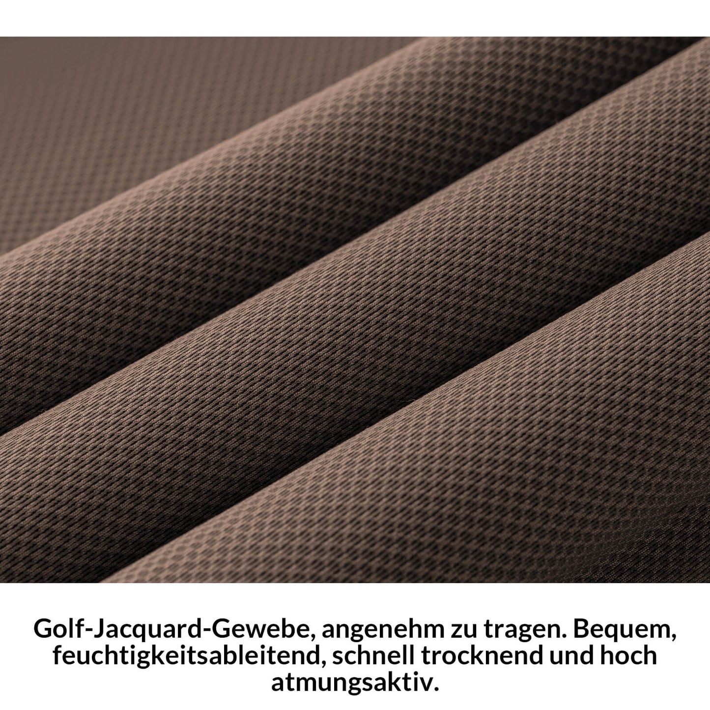 ROAD TO SKY Langarm-Radtrikot Herren Jersey Erdgrau/Braun