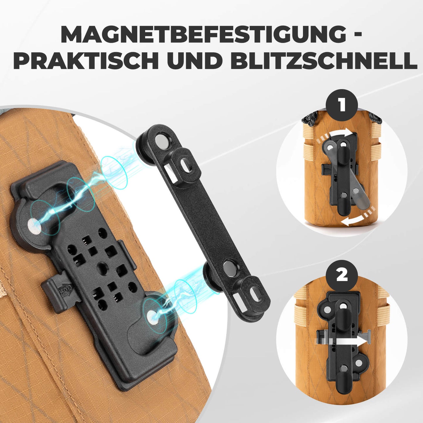 Fahrrad Lenkertasche 1.2L für Trinkflaschen Ø10 cm