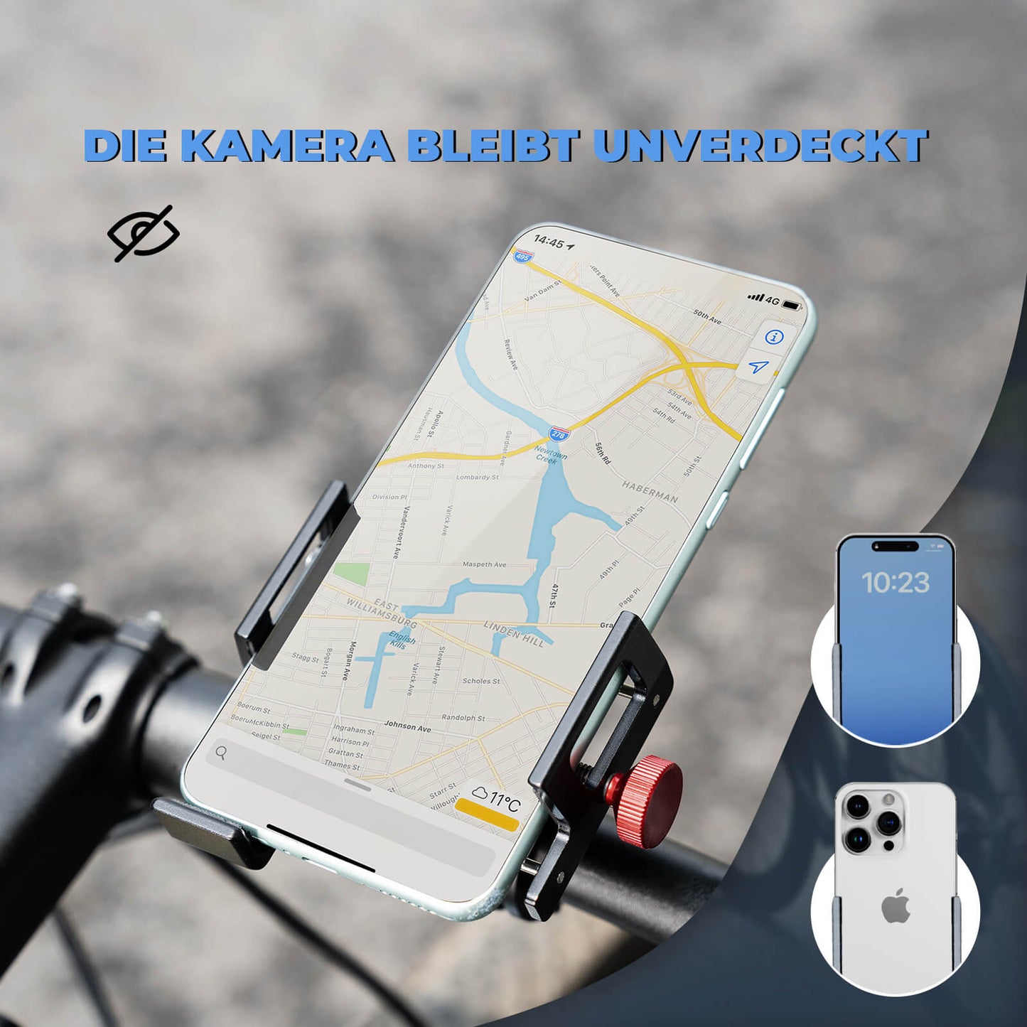 ROCKBROS Handyhalter Fahrrad für 4,7"-7,09"