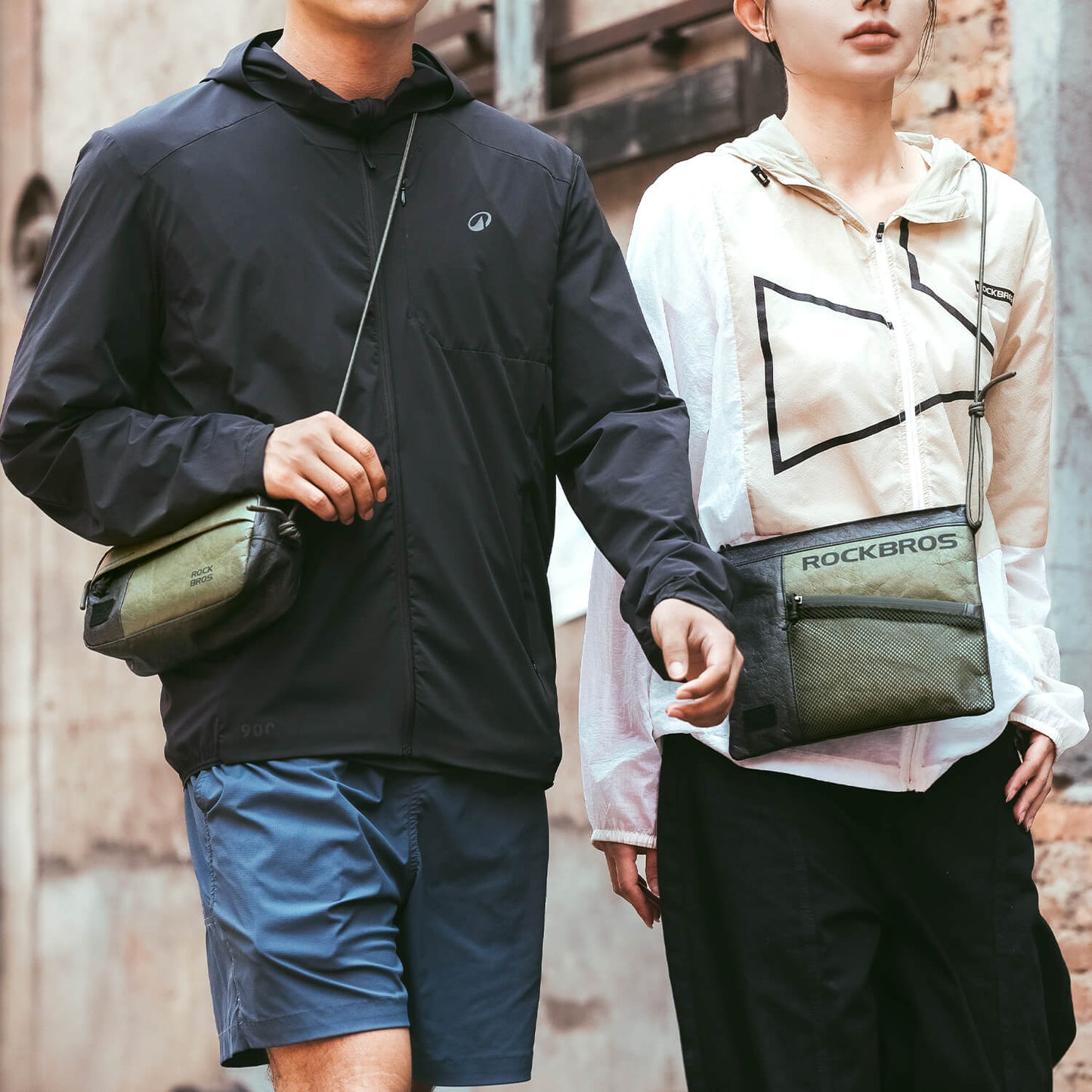 2-in-1 Lenkertasche Wasserabweisend mit Schultergurt 1.5L