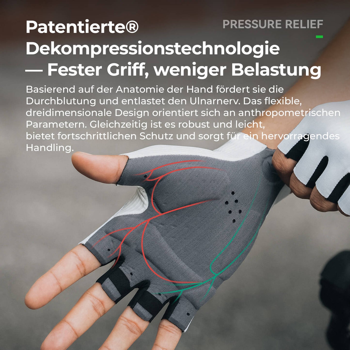 Elastic Interface® Halbfinger Fahrradhandschuhe