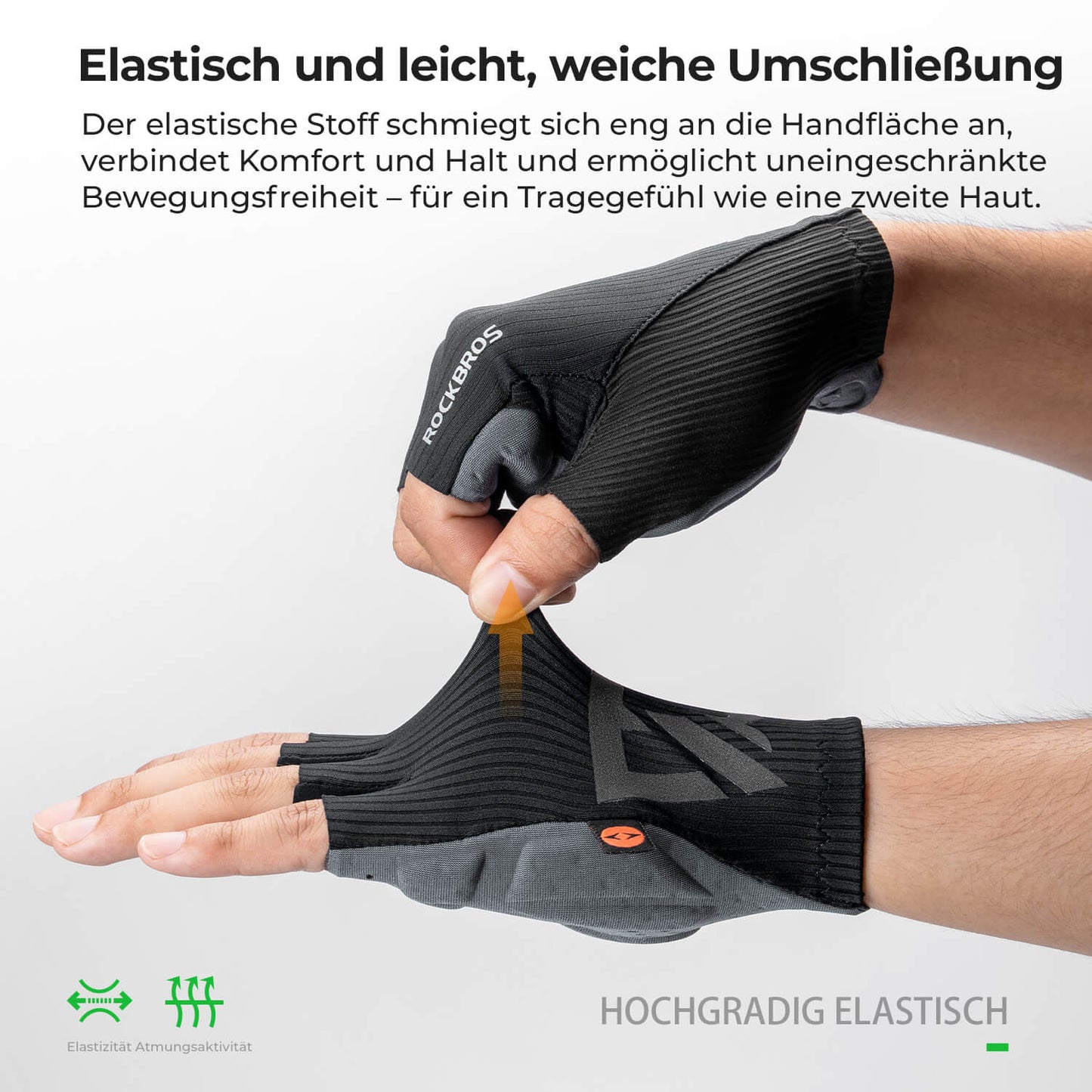 Elastic Interface® Halbfinger Fahrradhandschuhe