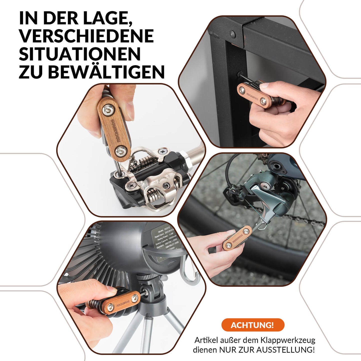 Fahrrad Multifunktionswerkzeug 8 in 1 Reparaturset