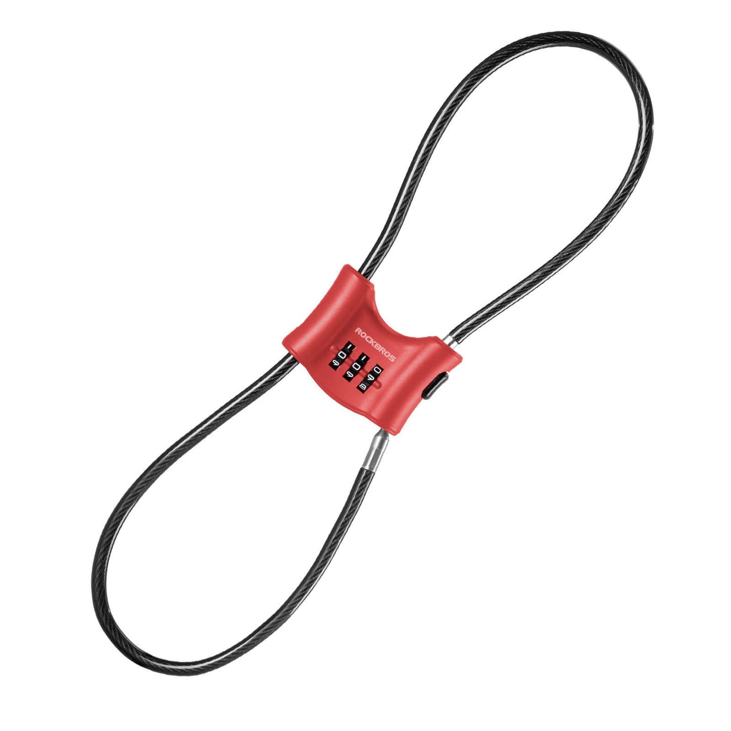 Fahrradschloss mit 5,5 mm Stahlkabel Doppelring