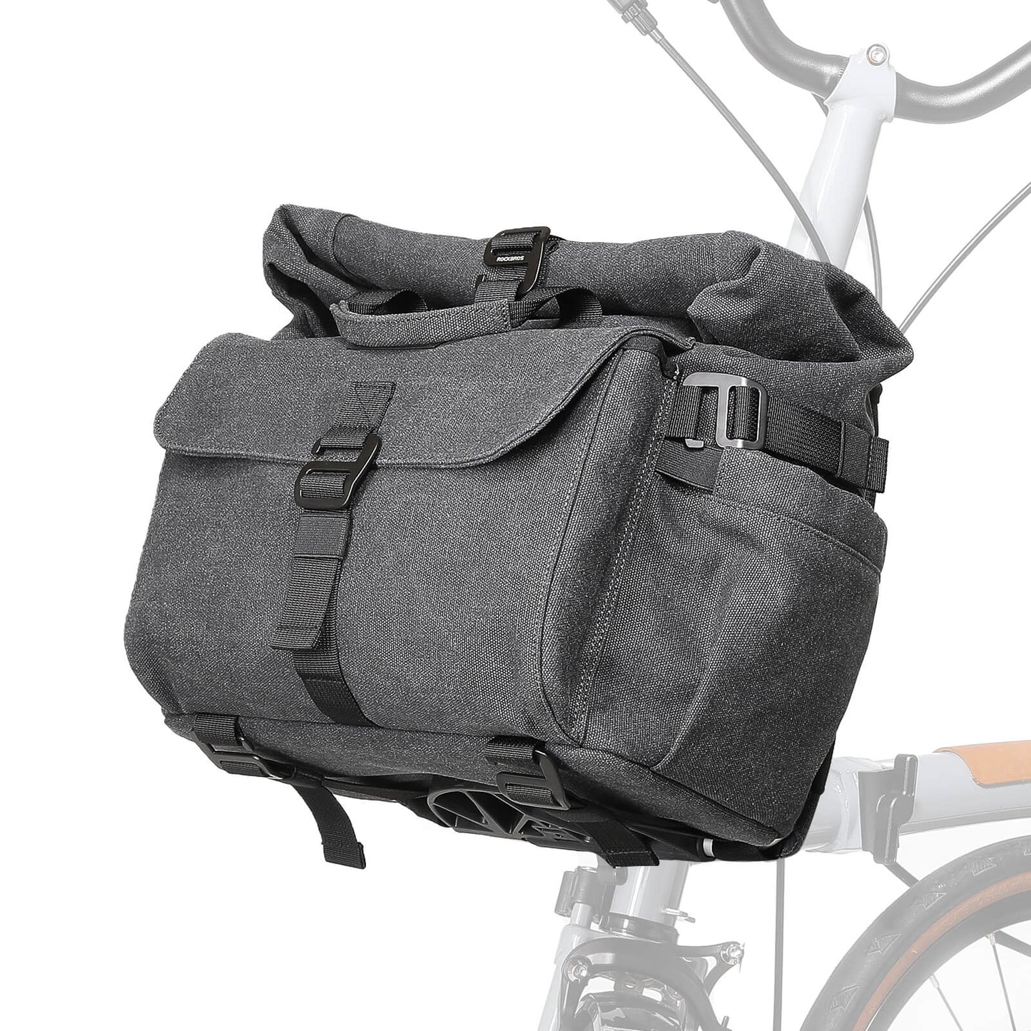 Fahrradtasche Lenkertasche für Brompton 15L+1,8L