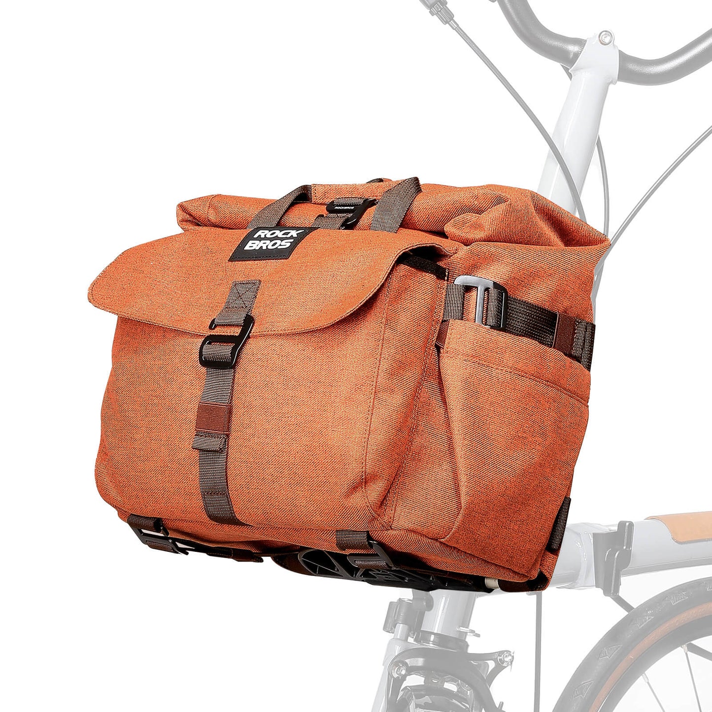 Fahrradtasche Lenkertasche für Brompton 15L+1,8L