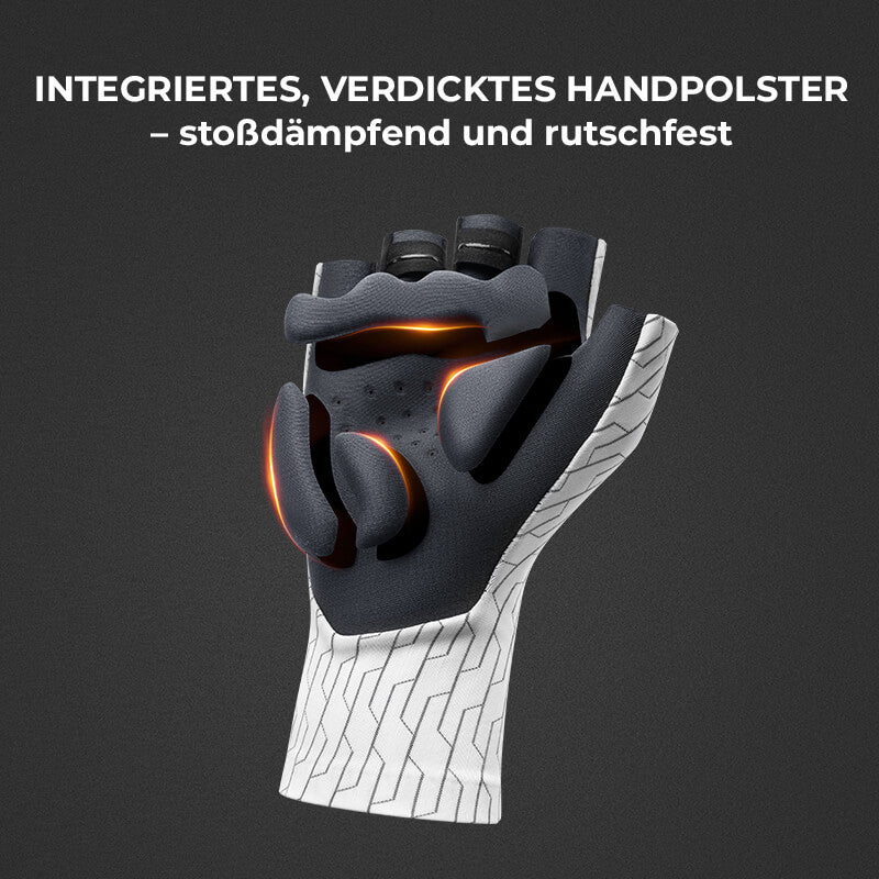 Halbfinger Fahrradhandschuhe Atmungsaktiv Stoßdämpfung Sommer