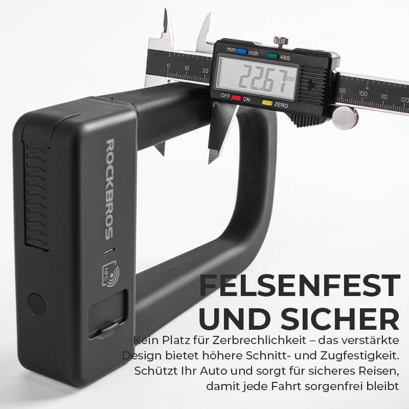 Intelligentes NFC Fahrradschloss Wasserdicht
