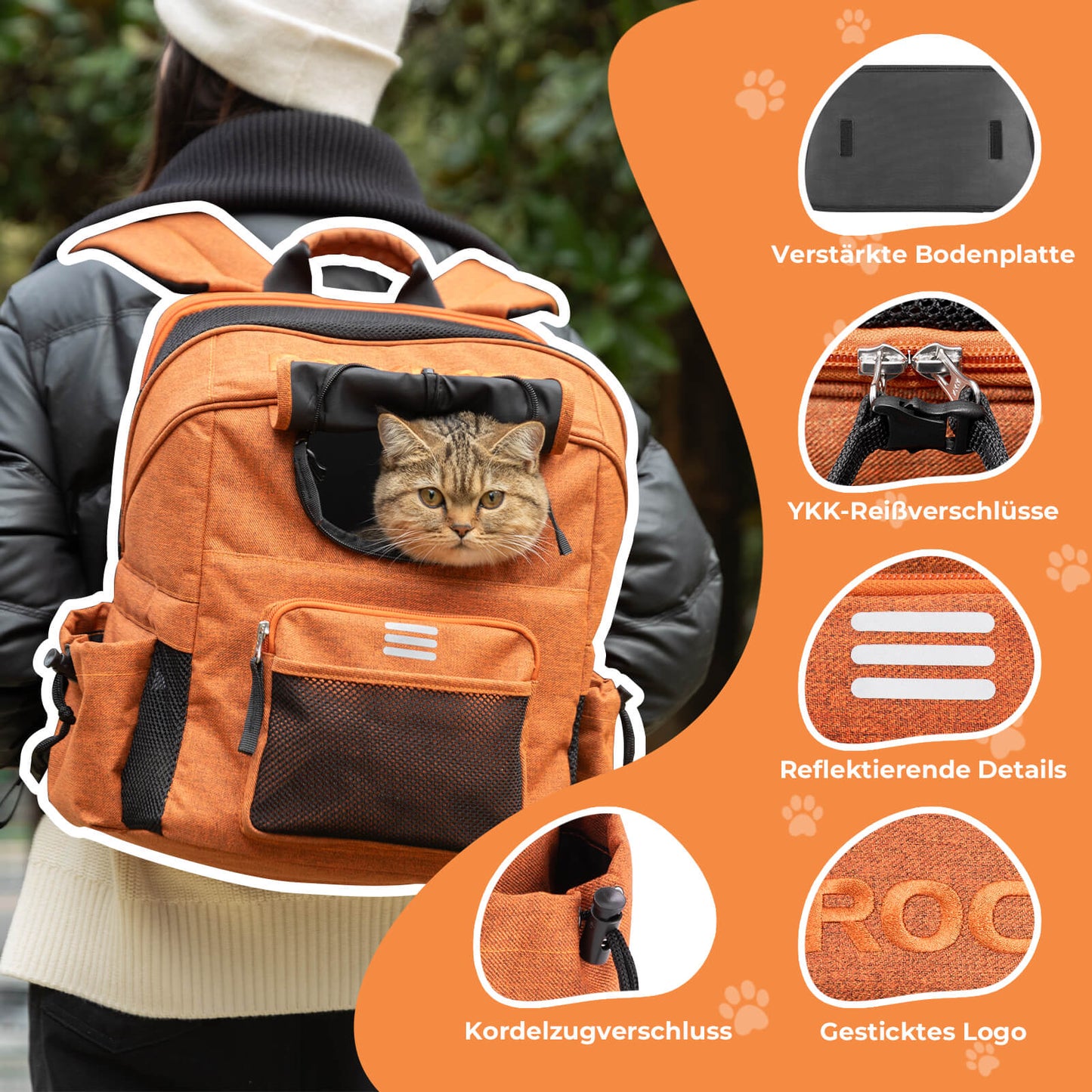 Lenkertasche Haustiertasche für Brompton/Klapprad 21 L