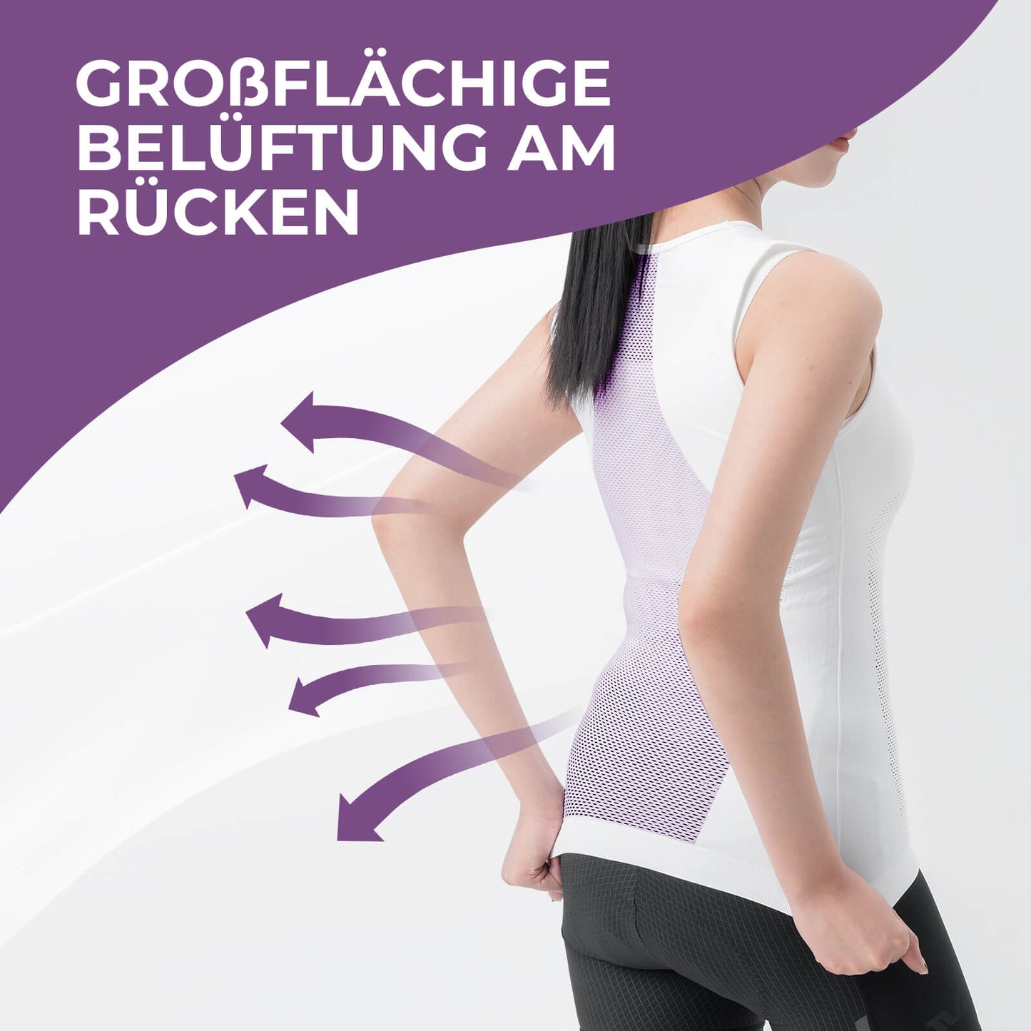 TVI Damen Ärmellos Radtrikot Fahrradweste Sommer