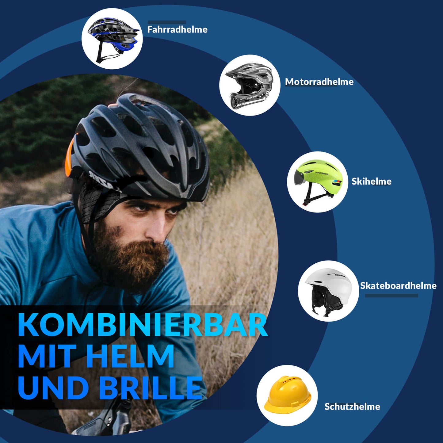 Warm Fahrradmütze Atmungsaktiv Sport Funktionsmütze