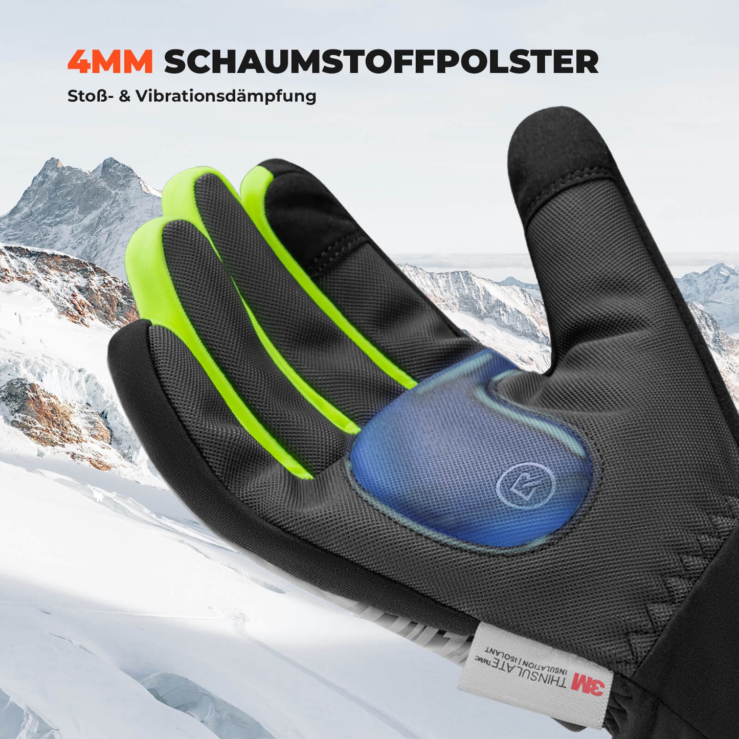 Winter Fahrradhandschuhe Touchscreen Warm Winddicht