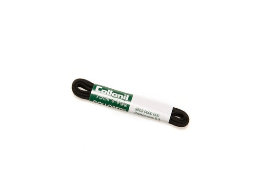 Collonil Schnürsenkel Schwarz rund, dünn – 75 cm ∅ 2–3 mm