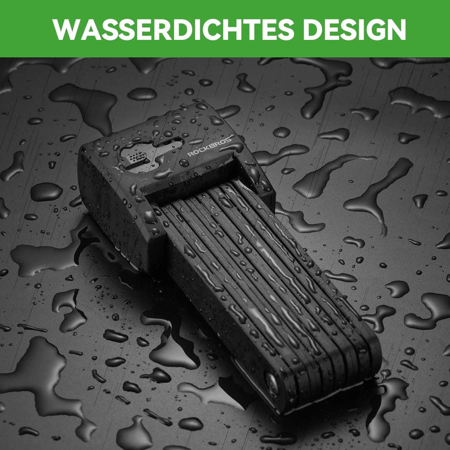 Fahrrad  Fingerabdruck Faltschloss USB-Aufladung