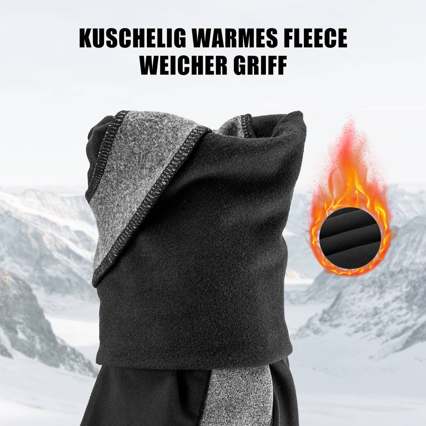 ROCKBROS Armlinge Winter Armwärmer für Radsport Wandern Laufen Outdoor