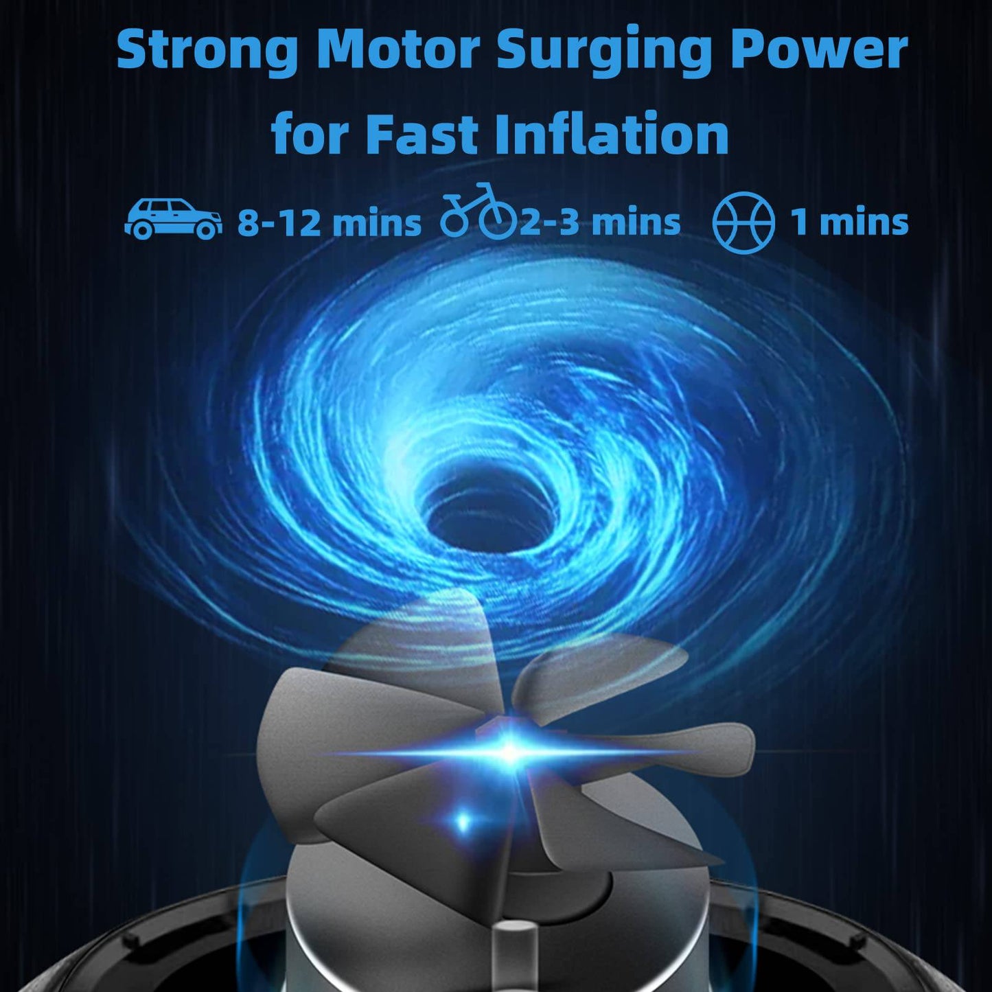 A10 Fahrradpumpe Elektrisch Luftpumpe 150PSI