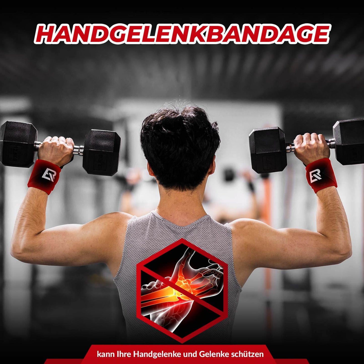 Handgelenkbandage 1 Paar Atmungsaktive Zughilfen für Training & Fitness